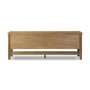 Roark Media Console - Amber Oak Veneer