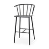Colin Black Metal Bar Stool