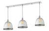 Mason 3 Light Island/Billiard in Chrome Finish