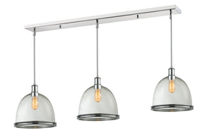 Mason 3 Light Island/Billiard in Chrome Finish