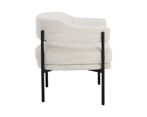 LOLA LOUNGE CHAIR - MERINO PEARL