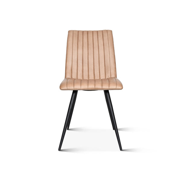 Chelsea Dining Chair, Antique Ivory Leather