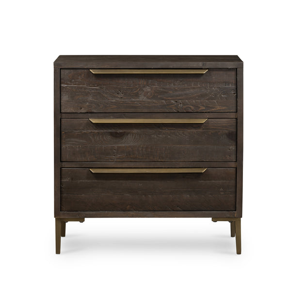 Wyeth 3 Drawer Dresser-Dark Carbon