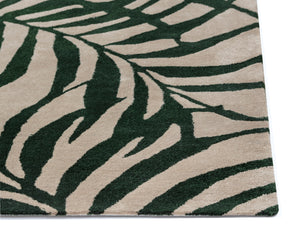 PALMA HAND-WOVEN RUG - GREEN / BEIGE - 8' X 10'