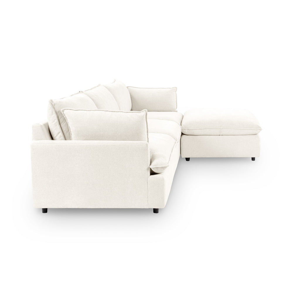 Caplan 4-Piece Modular Sectional in Elite-Ivory
