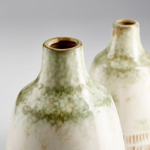 Small Yukon Vase in Olive Pearl Glaze