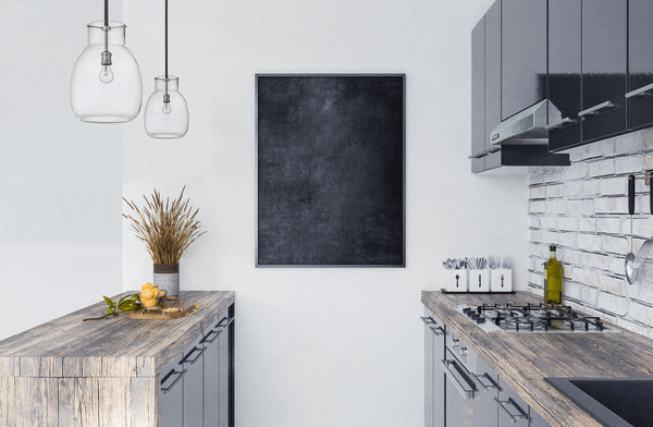 Bella 1 Light Mini Pendant in Matte Black + Brushed Nickel Finish