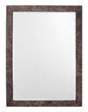 Chandler Rectangle Wood Wall Mirror, Charcoal