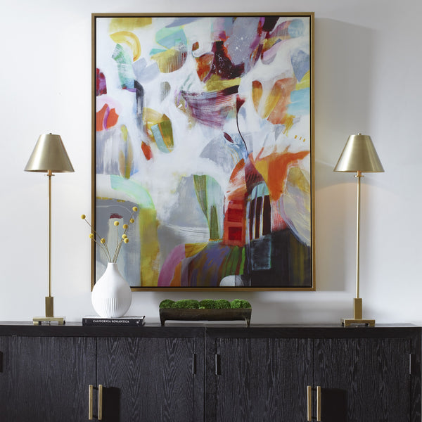 Pilot Brass Buffet Lamp