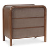 Rye 3 Drawer Nightstand in Warm Brown