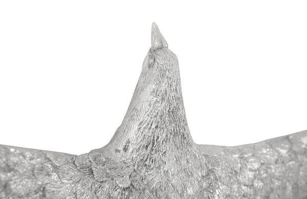 Dove Wall Art - A, Silver Leaf