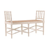 Cream Palm Bench