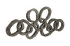 Chain Wall Art, Chamcha Wood, Grey Stone