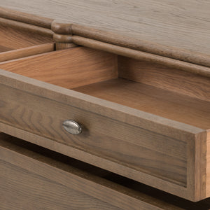 Toulouse 9 Drawer Dresser In Toasted Oak