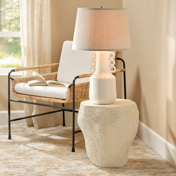 Uni Fiber Glass Indoor/Outdoor Side Table, Small
