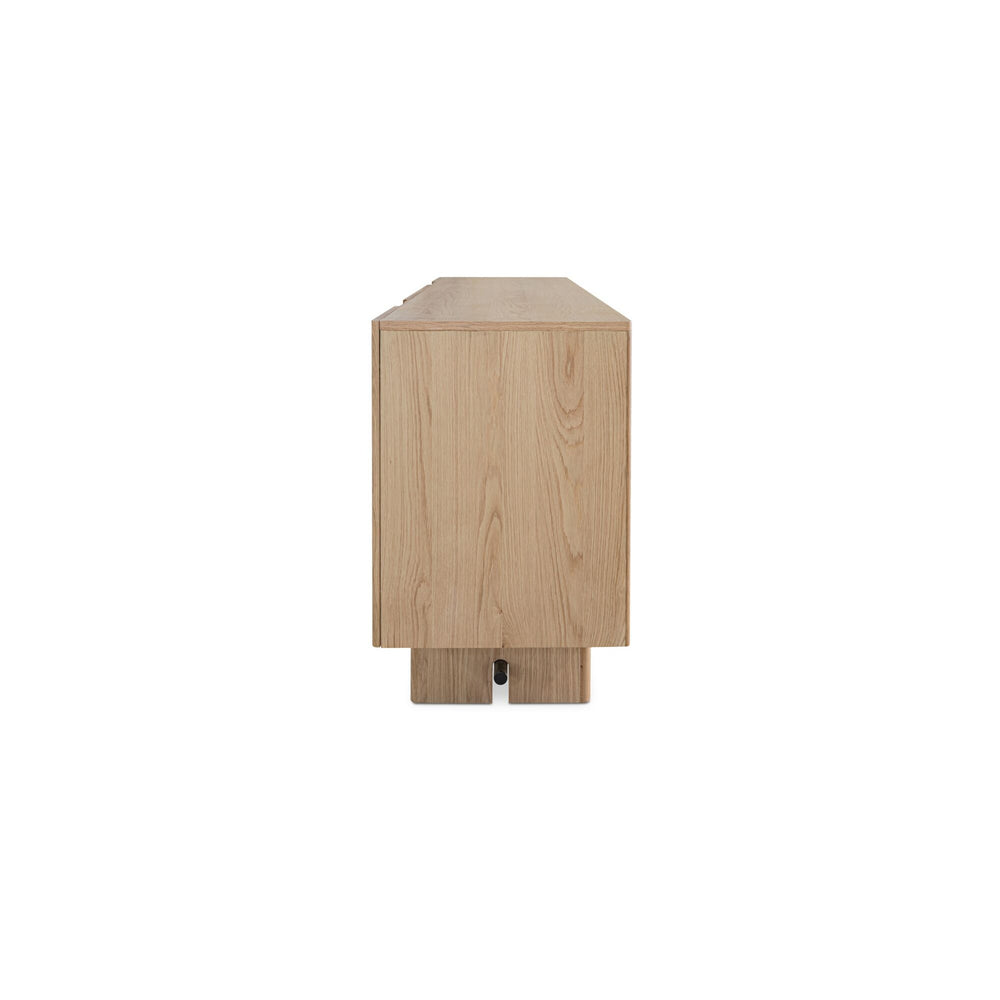 Madison Sideboard Natural with Carved Handle