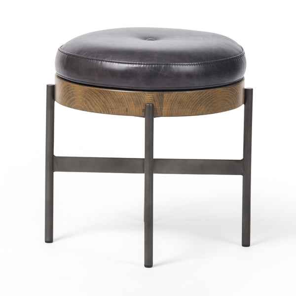 Edwyn Small Ottoman In Sonoma Black