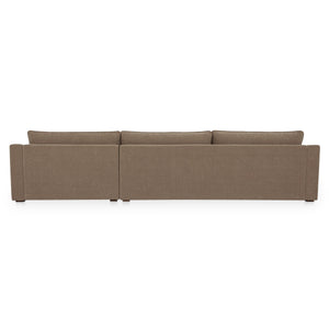 Moe's Farrow Sectional with Right Chaise in Taupe