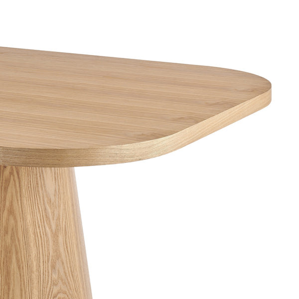 Briston KD 90.5" Dining Table, Natural 