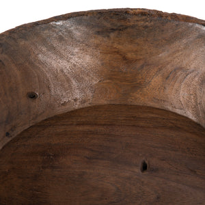 Found Wooden Bowl In Reclaimed Natural