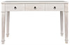Curba Desk, White Wash