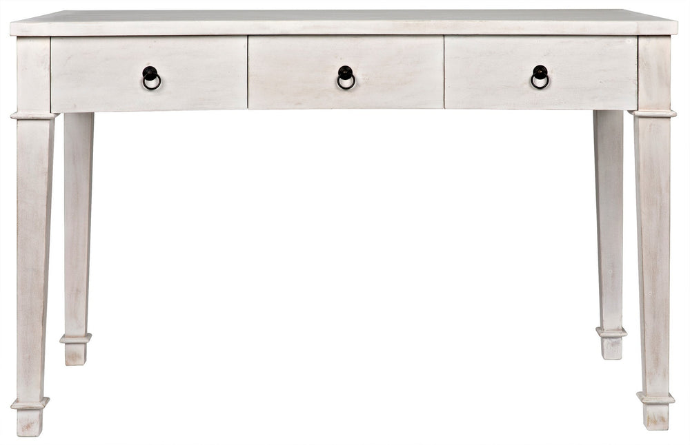 Curba Desk, White Wash