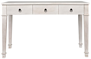 Curba Desk, White Wash