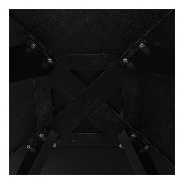 Moe's Parq 60" Round Dining Table Black Acacia