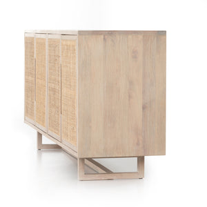 Clarita Sideboard In White Wash Mango