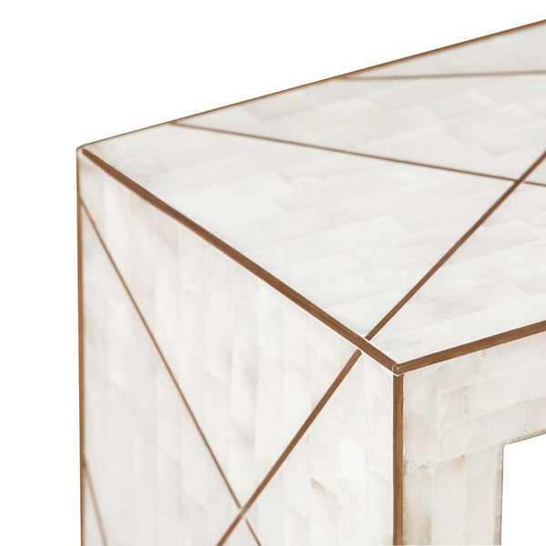 ELGIN CONSOLE, WHITE