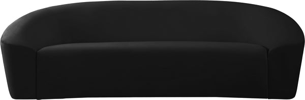 Vivian Sofa In Black Velvet
