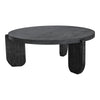 Wunder Coffee Table Black Concrete & Acacia