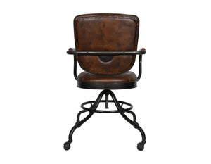 Oden Desk Chair, Antique Whiskey Leather