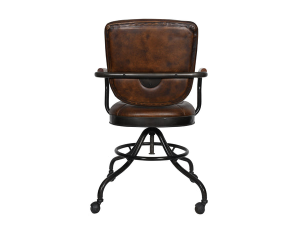 Oden Desk Chair, Antique Whiskey Leather