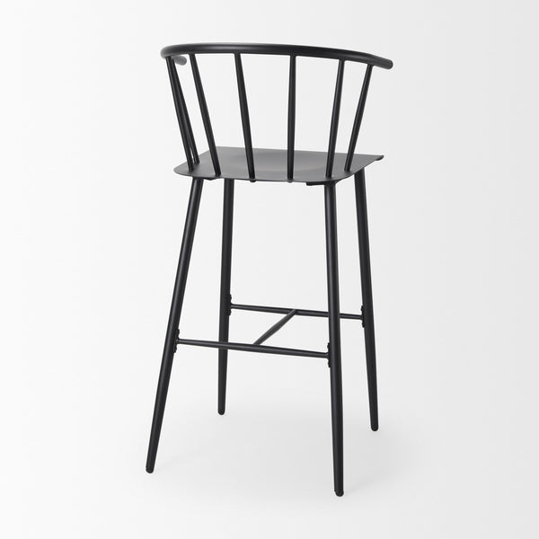 Colin Black Metal Bar Stool
