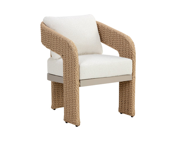 PYLOS DINING ARMCHAIR - NATURAL - LOUIS CREAM