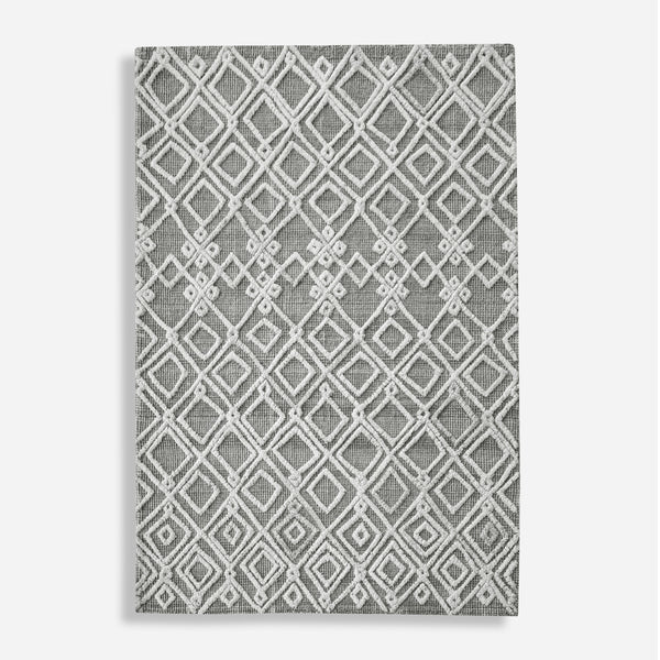Sieano handwoven 5' X 8' Area Rug In Gray-Ivory