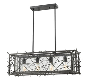 Stanwood 4 Light Island/Billiard in Bronze Finish