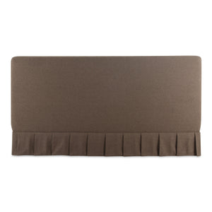 Moe's Maren Queen Bed with Pleated Base in Brown