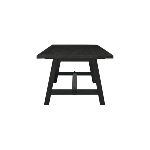 Bedford KD 79" Rect. Dining Table "A" Base, Brushed Black 