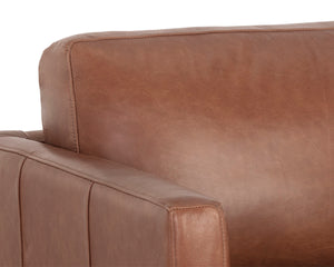ROGERS ARMCHAIR - SHALIMAR TOBACCO LEATHER
