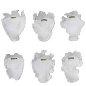 Self-Portrait White Mask Wall Decor, Set/6