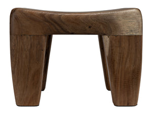Sumo Munggur Wood Stool with Semi-Gloss Finish