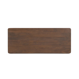 Moe's Wiley Desk with Scalloped Edges in Brown