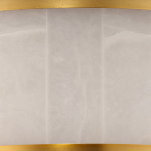 Upsala Alabaster Flush Mount Ceiling Light, Small