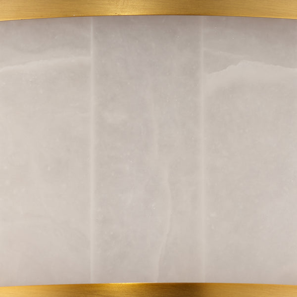 Upsala Alabaster Flush Mount Ceiling Light, Small