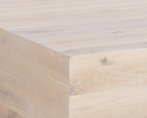 FREZCO COFFEE TABLE - SQUARE - LIGHT OAK