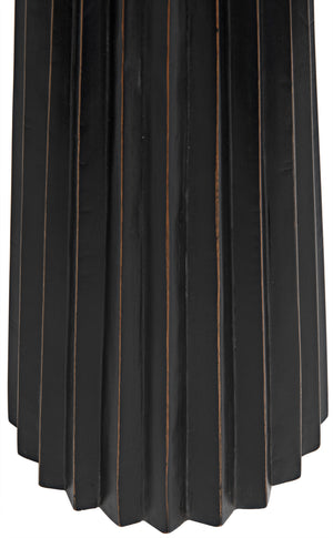 Orson Side Table, Hand Rubbed Black