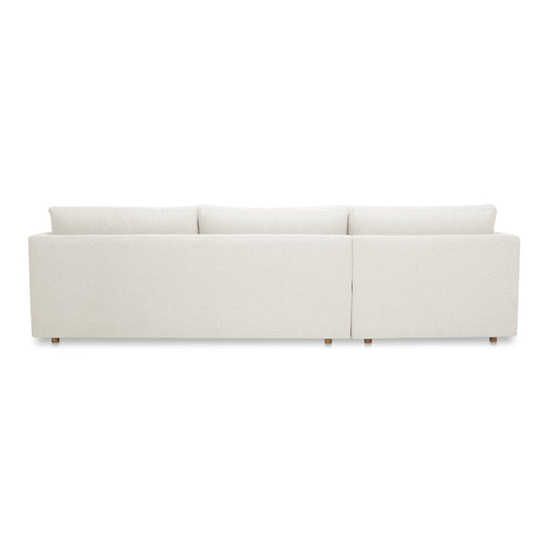 Moe's Bryn Sectional Left Oyster Beige