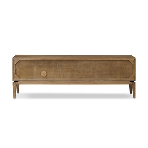 Bergstrom Media Console - Warm Natural Oak Veneer